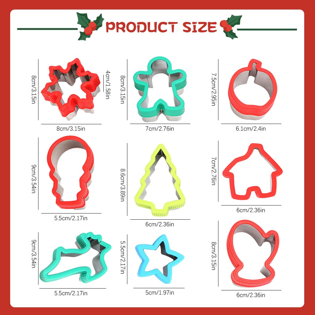 HASTHIP Christmas Cookie Cutters HASTHIP Christmas Cookie Cutters